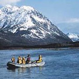 Denali River Rafting scenic float and whitewater trips.