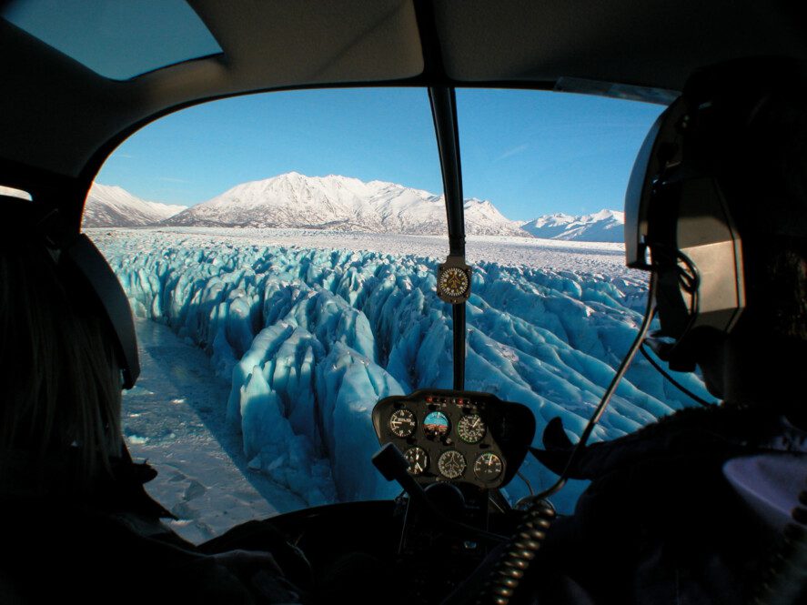 Helicopter Flightseeing over Glacier