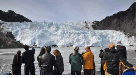 Examples of optimal gear to wear on an Alaska Glacier cruise.