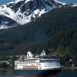 MS Veendam visiting Juneau, Alaska - Inside Passage Cruising