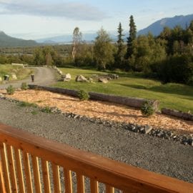 Quiet and beautiful surroundings of Knik River Lodge 