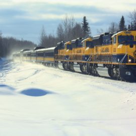 Winter Train Travel