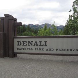 Denali National Park Sign
