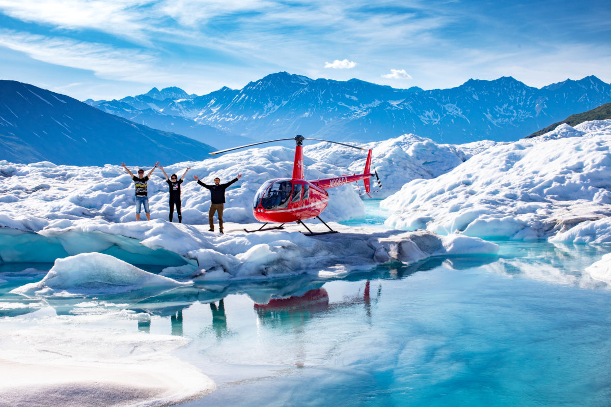 Alaska Helicopter Tour Glacier Flightseeing Tour Girdwood Lake