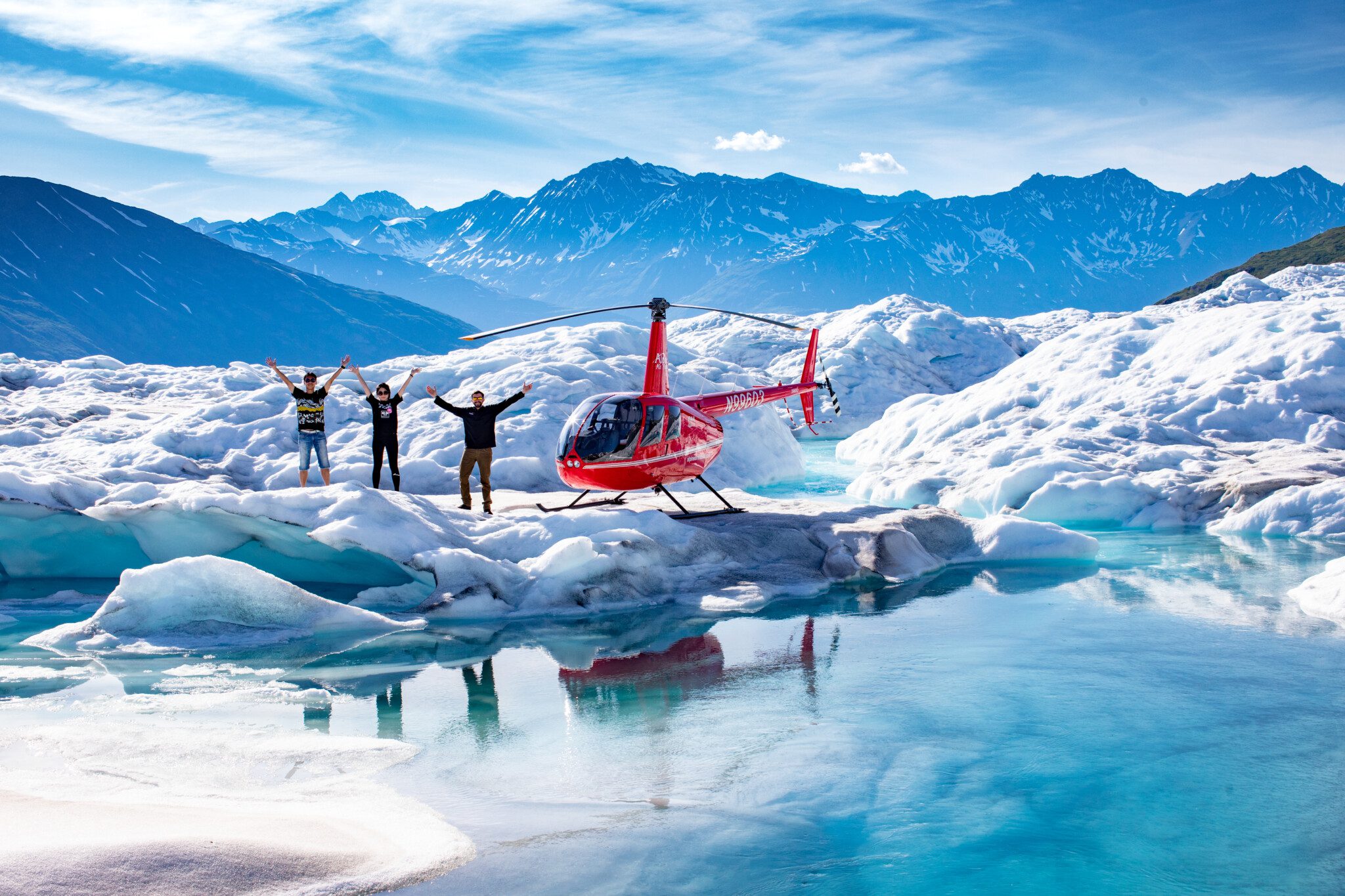 Alaska Helicopter Tours Girdwood Glacier Flight with Landing