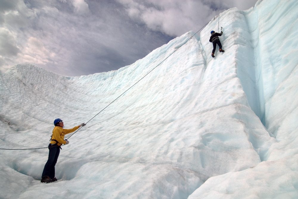 Alaska Ice Climbing Day Tour; KennicottMcCarthy; Root Glacier Ice Climbing