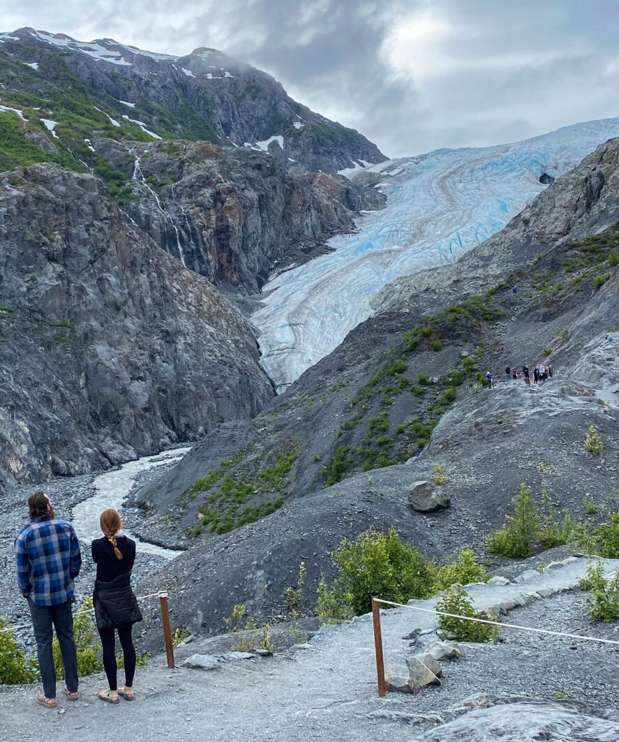 A photograph of the Exit Glacier by Victoria Stauffenberg