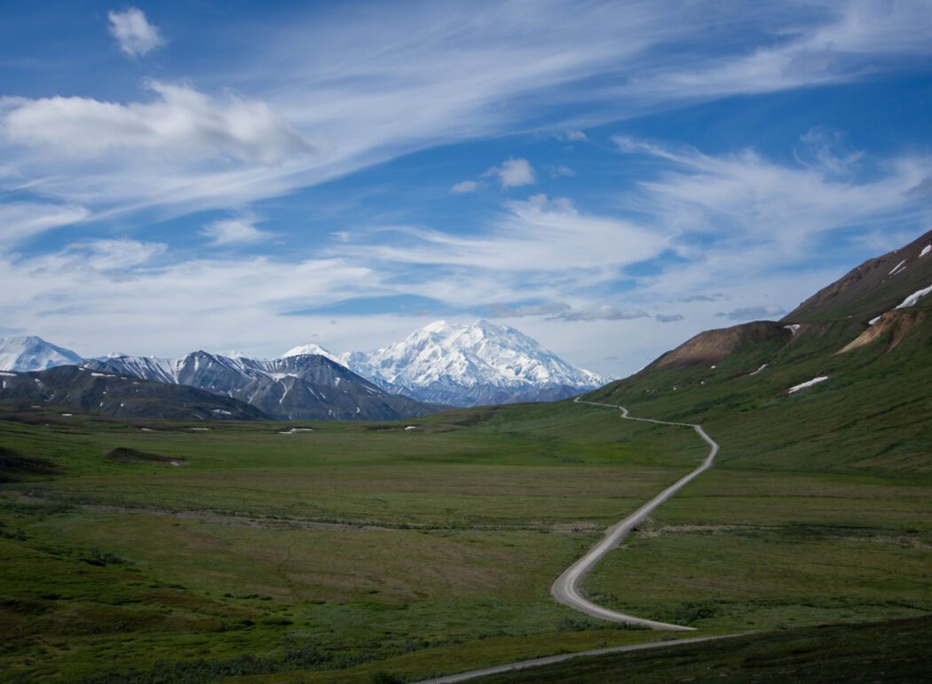 Park Road into Denali National Park